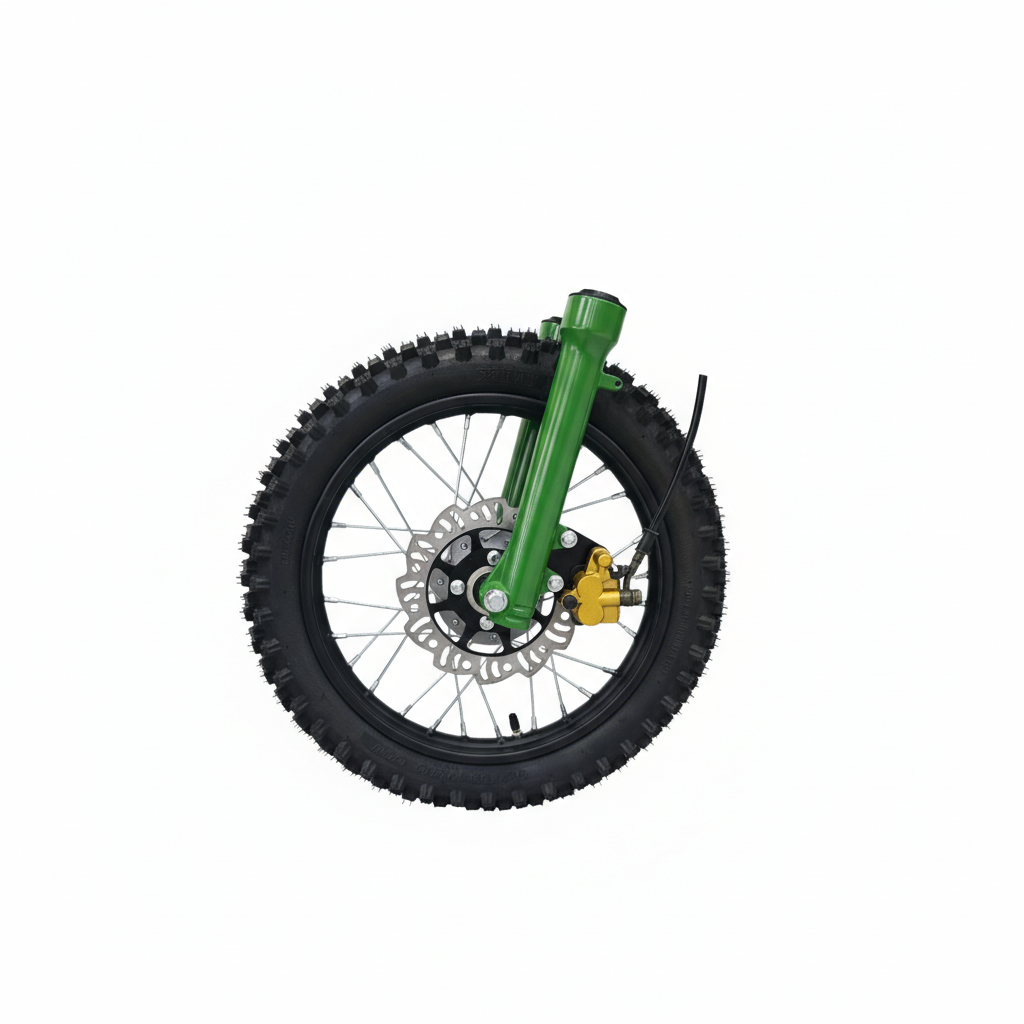 AK7 110cc Manual Clutch Petrol Dirt Bike with Electric Start – Green