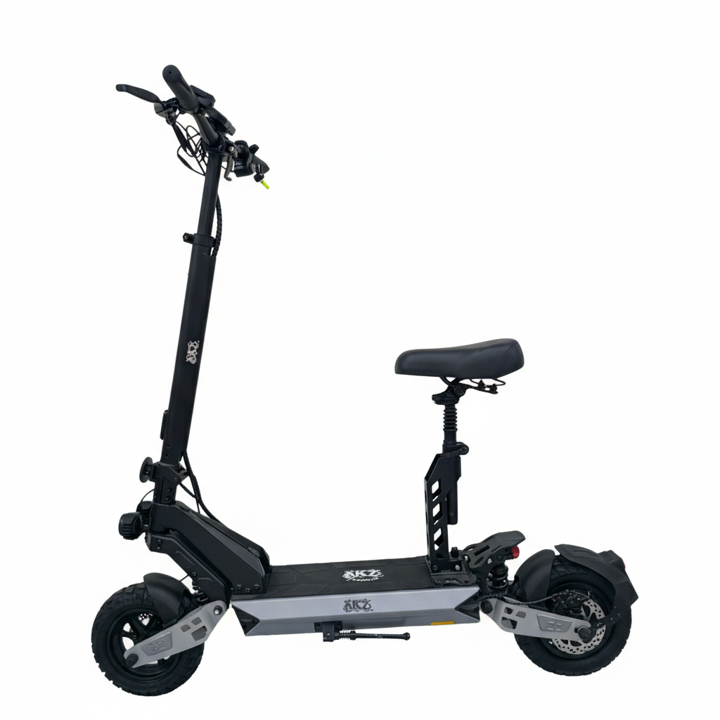 AK7 D3 Max 48V 13Ah High-Speed Electric Scooter with Suspension & Off-Road Tyres