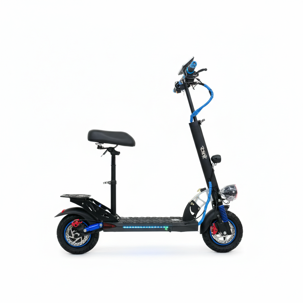AK7 E10 Rider Electric Scooter – Seated Urban Commuter