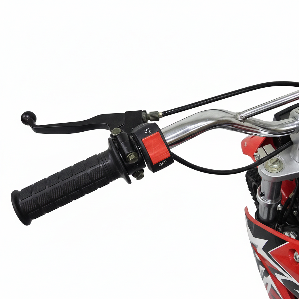 AK7 110cc Manual Clutch Petrol Dirt Bike with Electric Start – Green