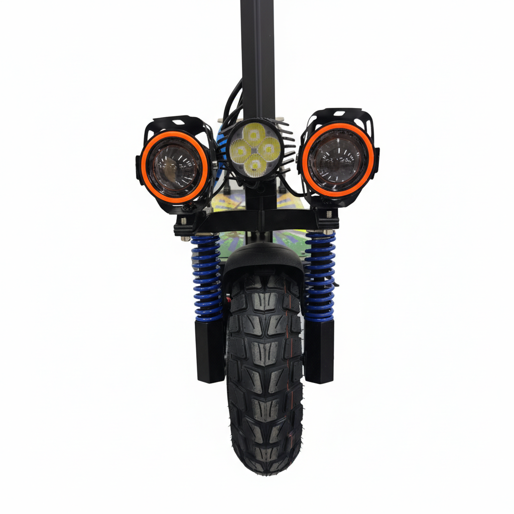 AK7 E10 Pro Electric Scooter – Seated Urban Commuter with RGB