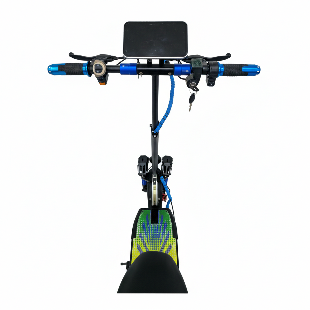AK7 E10 Pro Electric Scooter – Seated Urban Commuter with RGB