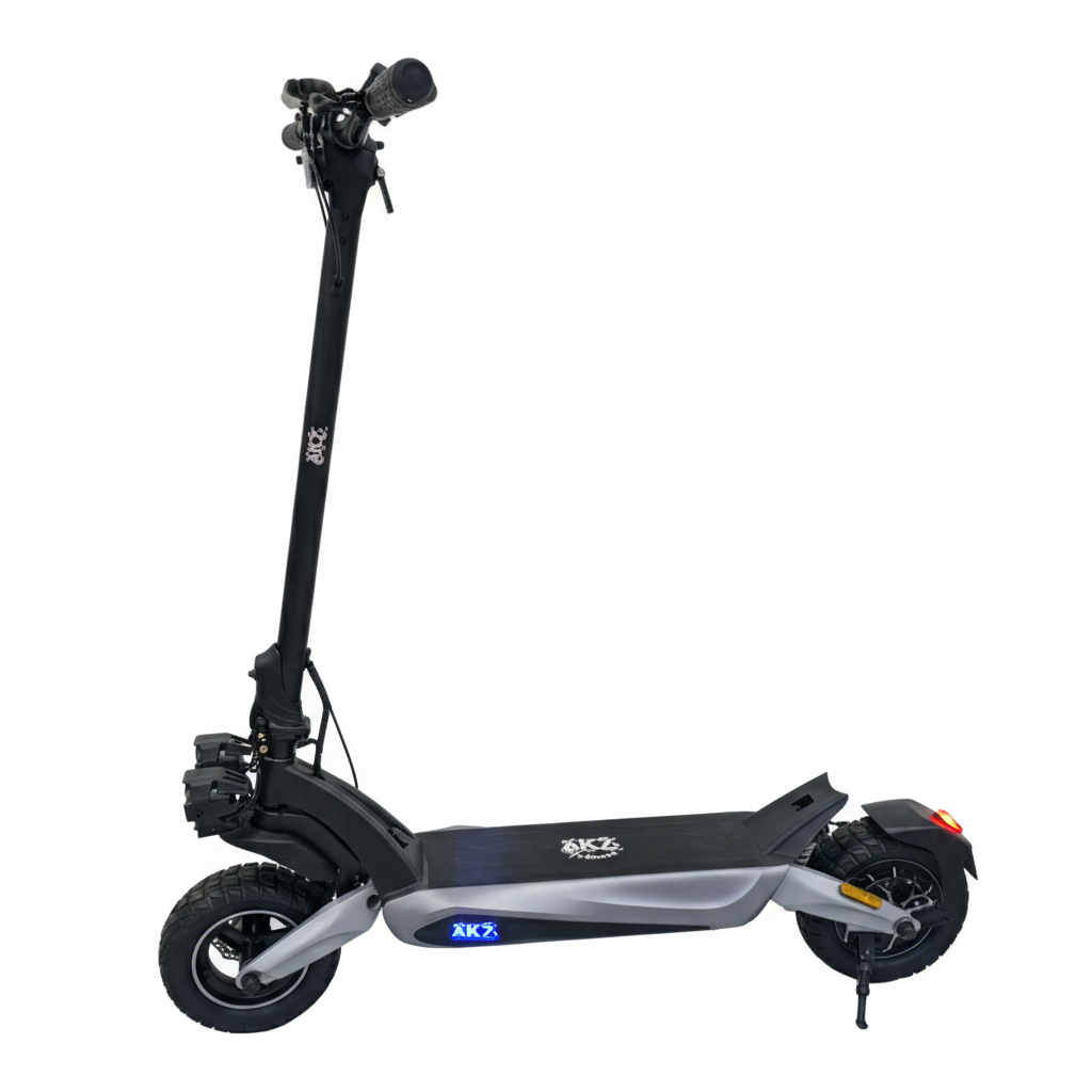 AK7 T2 48V 13Ah High-Speed Electric Scooter with Dual Suspension & Disc Brakes