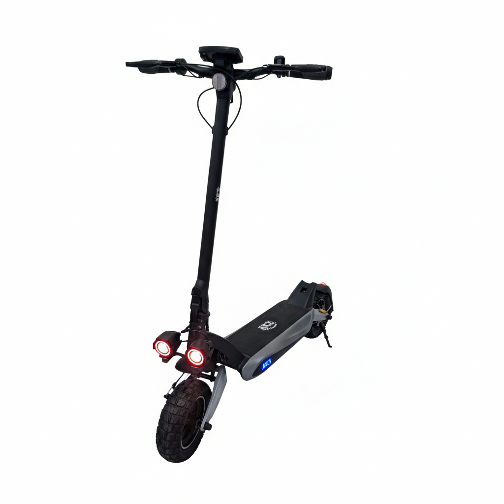 AK7 T2 48V 13Ah High-Speed Electric Scooter with Dual Suspension & Disc Brakes