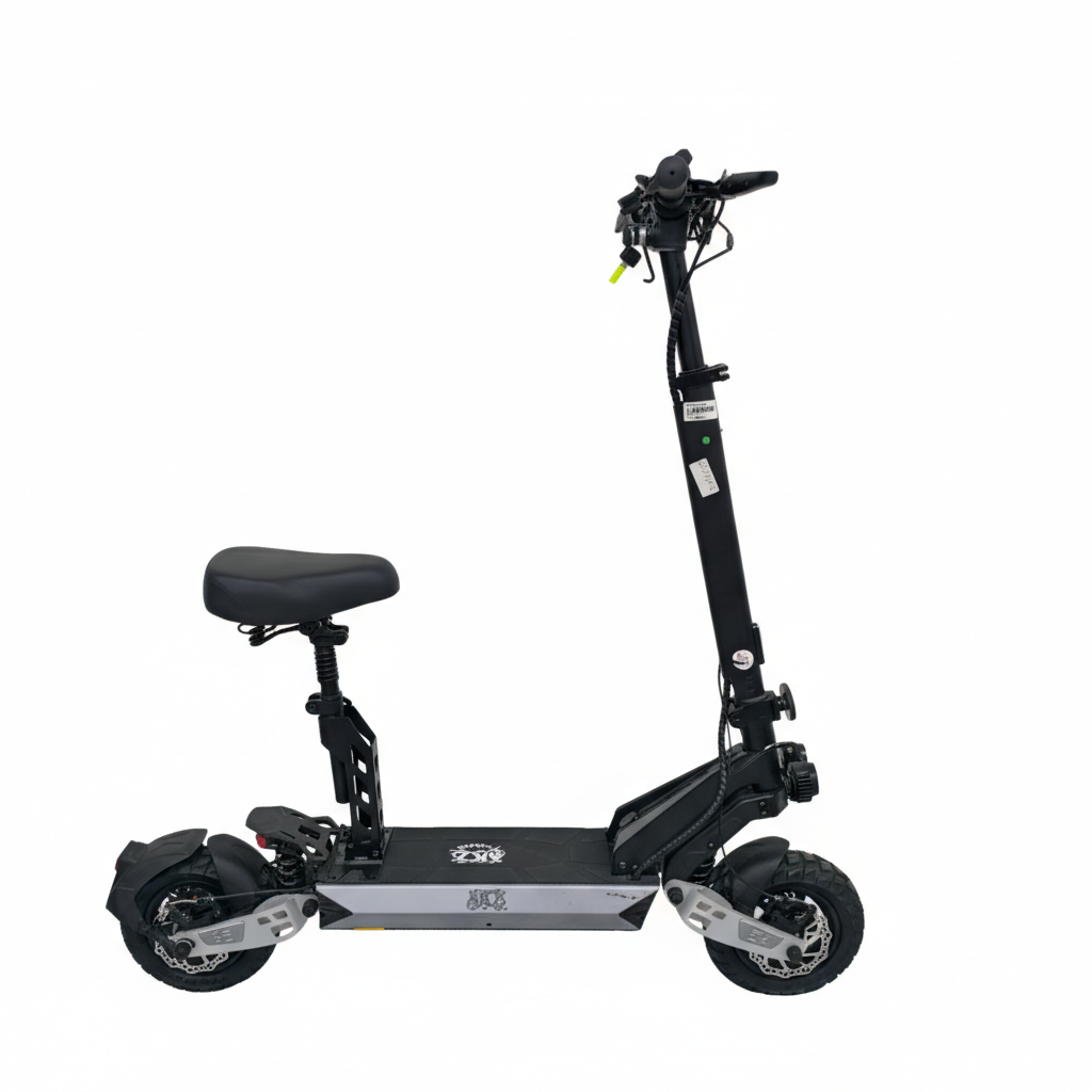 AK7 D3 Max 48V 13Ah High-Speed Electric Scooter with Suspension & Off-Road Tyres
