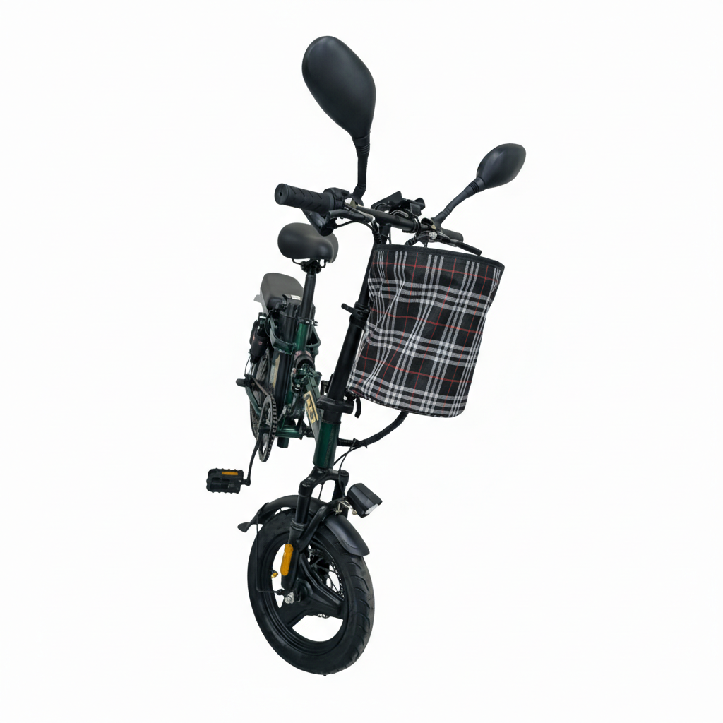 AK7 Folding Electric Bike – 48V Commuter E-Bike (Green)